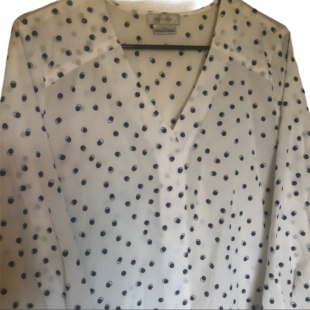Van Heusen Women’s Top Blouse Size M Medium - Picture 4 of 6